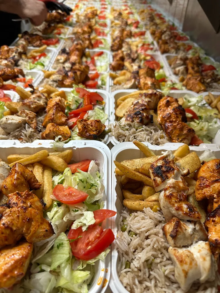 Assiettes traiteur Al Quds Grill