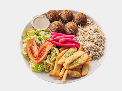 Plat falafel